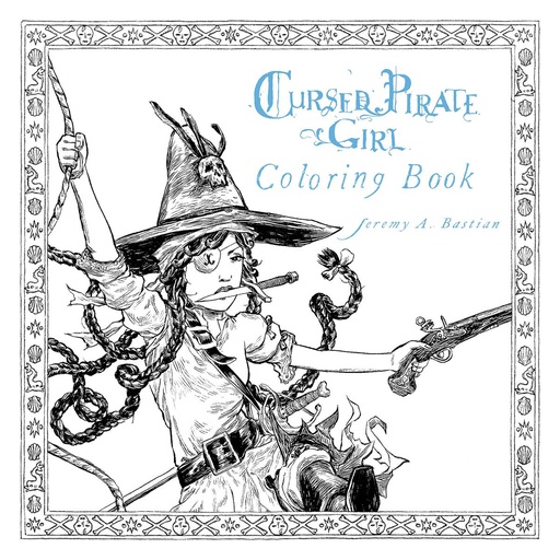 CURSED PIRATE GIRL COLORING BOOK