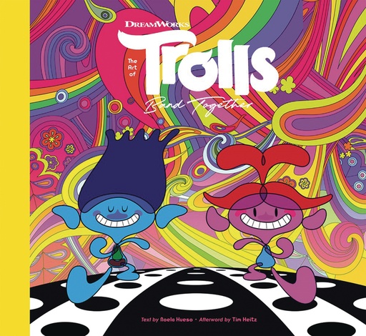 ART OF DREAMWORKS TROLLS BAND TOGETHER HC