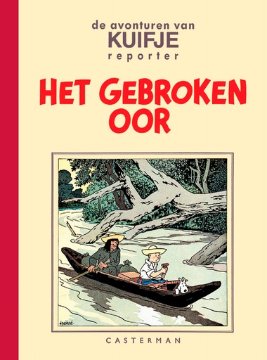 Kuifje Facsimile Zw Het Gebroken Oor
