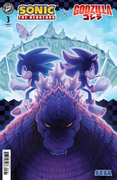 Sonic Hedgehog x Godzilla 3 VAR RI (15) (Haines)