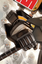 Mighty Morphin Power Rangers (2026) 4 C Megazord Card Stock Connecting VAR (Full Art  Mercado)