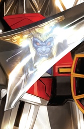 Mighty Morphin Power Rangers (2026) 5 C Megazord Card Stock Connecting VAR (Full Art  Mercado)