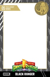 Mighty Morphin Power Rangers (2026) 5 D Trading Card Blank Sketch VAR