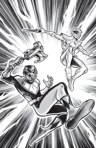 Mighty Morphin Power Rangers (2026) 5 H 1 25 INCV VAR (Full Art  Di Gianfelice)
