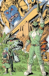 Power Rangers Green 3 F 1 20 INCV VAR (Full Art  Rasmussen)