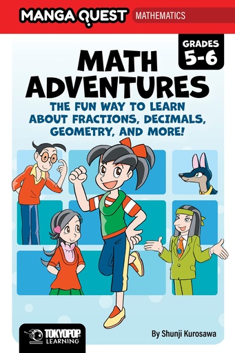 Manga Quest Math  Math ADV for Grades 5?6  Fun Way to Learn About Fractions  Decimals  More