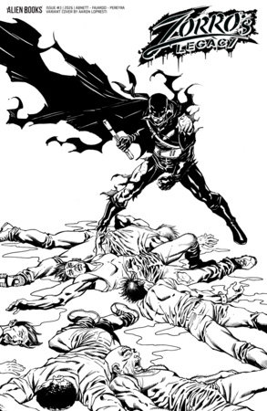 Zorros Legacy 3 VAR D (Lopresti B&W)
