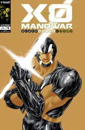 X-O Manowar Black  White & Gold 1 Cover A (Fajardo)
