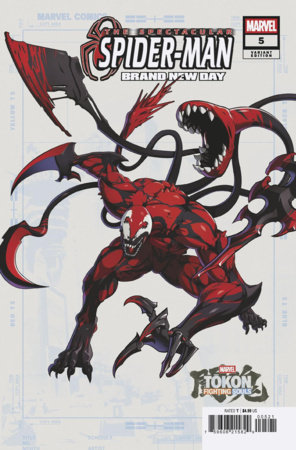 SPECTACULAR SPIDER-MAN  BRAND NEW DAY 5 MARVEL TOKON  FIGHTING SOULS VARIANT