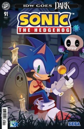 Sonic Hedgehog 91 VAR E (Kareh IDW Goes Dark VAR)