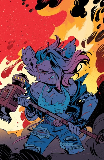 Biker Mice from Mars Scorch #4 Cover C Tango Full Art 1:10 V