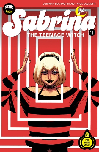 Sabrina Teenage Witch 1 Cover W Chloe Brailsford Midnight Release Pyre Satanic VAR