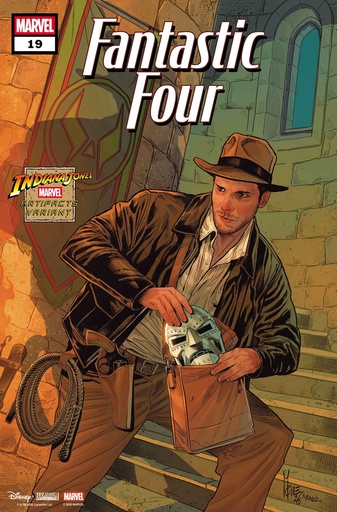 FANTASTIC FOUR #19 MARCO CHECCHETTO INDIANA JONES MARVEL ART