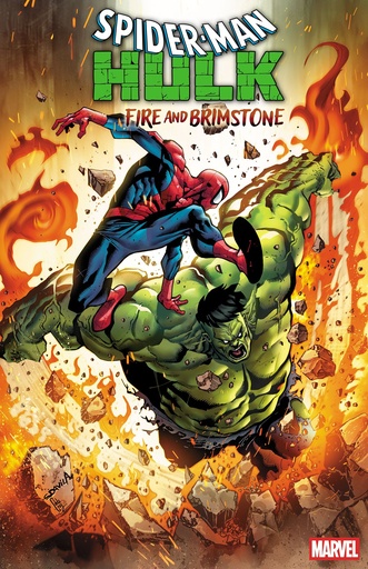 SPIDER-MAN/HULK: FIRE AND BRIMSTONE #4 SERGIO DAVILA 1:25 VA