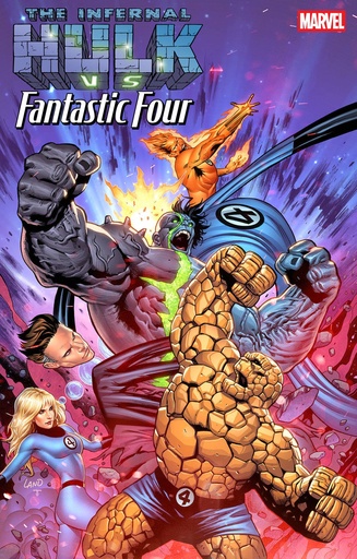 INFERNAL HULK VS  FANTASTIC FOUR 1 GREG LAND VARIANT