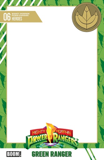 Mighty Morphin Power Rangers (2026) #6 D Trading Card Blank