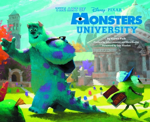 ART OF MONSTERS UNIVERSITY HC