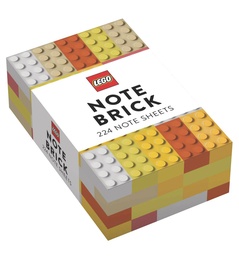 LEGO BRICK YELLOW-ORANGE NOTE BRICK