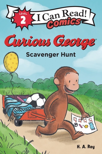 I CAN READ COMICS LEVEL 2 CURIOUS GEORGE SCAVENGER HUNT