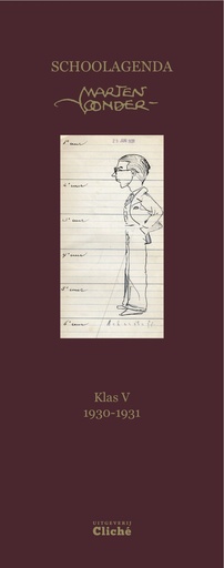 Marten Toonder schoolagenda klas V 1930 - 1931