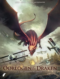 Oorlogen & draken zwart-wit - D02 - Het Lafayette escadrille