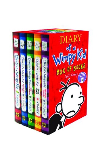 DIARY OF A WIMPY KID BOX OF BOOKS 1-5
