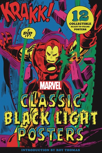 MARVEL CLASSIC BLACK LIGHT COLLECTIBLE POSTER PORTFOLIO