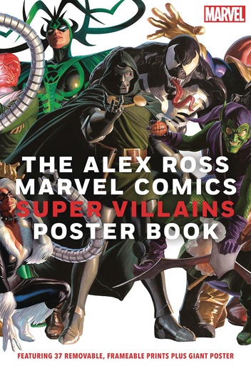 ALEX ROSS MARVEL COMICS SUPER VILLAINS POSTER