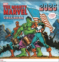 MIGHTY MARVEL 2026 WALL CAL REISSUE 1976 CAL