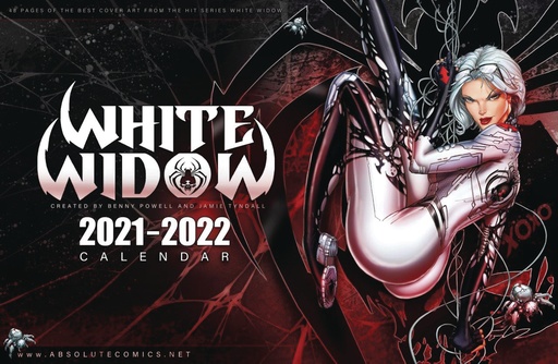 WHITE WIDOW 24 MONTH 2021 2022 WALL CALENDAR