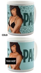 BETTIE PAGE HEAT SENSITIVE MUG