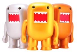 4 INCH DOMO METALLIC VINYL FIGURE BRONZE