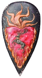 GAME OF THRONES PIN SHIELD STANNIS BARATHEON