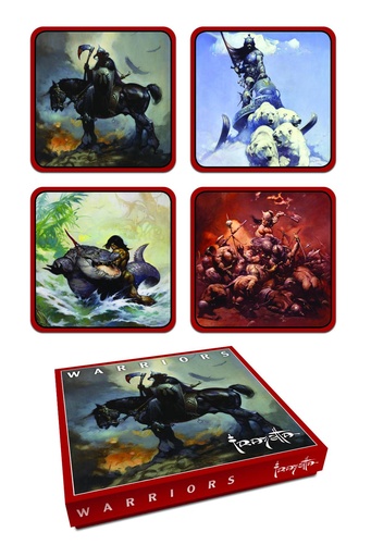 FRANK FRAZETTA WARRIOR COASTER SET