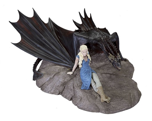 GAME OF THRONES STATUETTE DAENERYS & DROGON