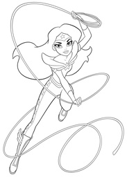 DC SUPER HERO GIRLS A KIDS COLORING BOOK
