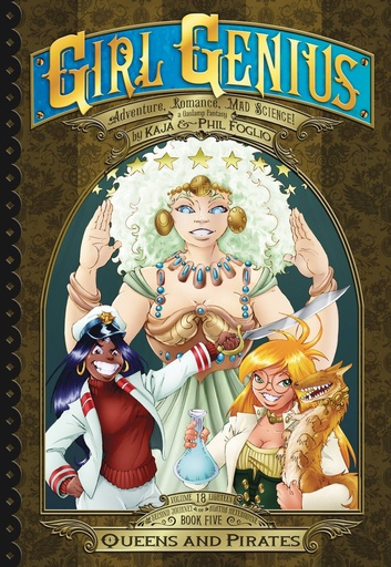 GIRL GENIUS SECOND JOURNEY 05 QUEENS AND PIRATES