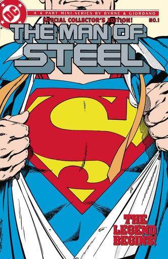 SUPERMAN MAN OF STEEL OMNIBUS BY JOHN BYRNE HC 01