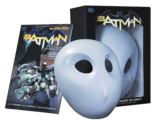BATMAN THE COURT OF OWLS MASK AND BOOK SET