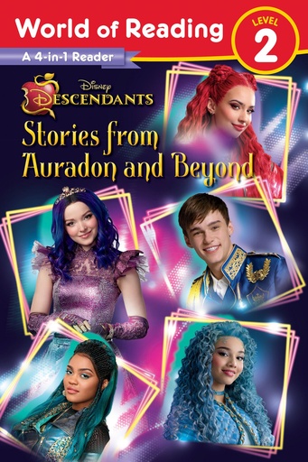 WORLD OF READING DESCENDANTS 4IN1 READER STORIES AURADON