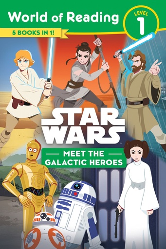 STAR WARS WORLD OF READING LEVEL 1 GALACTIC HEROES