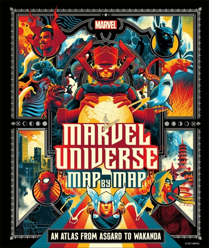 MARVEL UNIVERSE MAP BY MAP HC