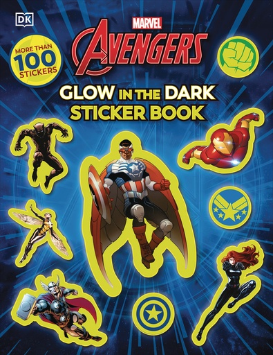 MARVEL AVENGERS GLOW STICKER BOOK