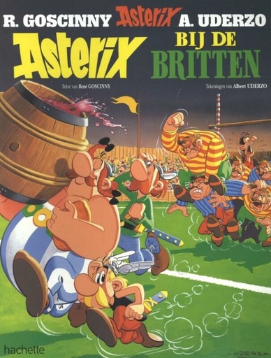 Asterix NL 08 Bij De Britten HERDRUK