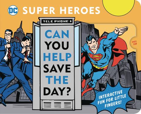 DC SUPER HEROES CAN YOU HELP SAVE DAY BOARD BOOK