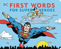 DC FIRST WORDS FOR SUPER HEROES BOARD