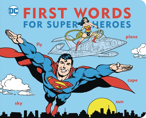 DC FIRST WORDS FOR SUPER HEROES BOARD