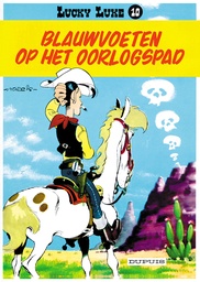 Lucky Luke (Dupuis-reeks) 10 De Blauwvoeten Op Het Oorlogspa