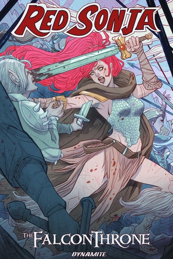 RED SONJA FALCON THRONE