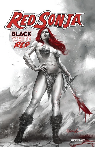 RED SONJA BLACK WHITE RED HC 01